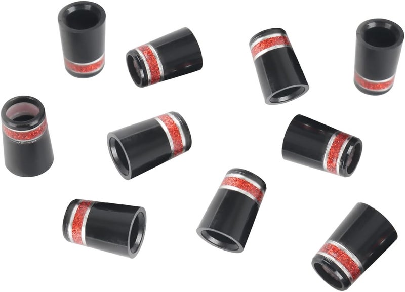 XFDACOV Golf Sleeve Ferrules Replacement Plastic Golf Club Shafts Accessory Kit Tip Size 0.370 Golf Ferrules Parallel Tip Iron Ferrules 9.3x20x14 Silver/Blue/Red/Green - Image 4